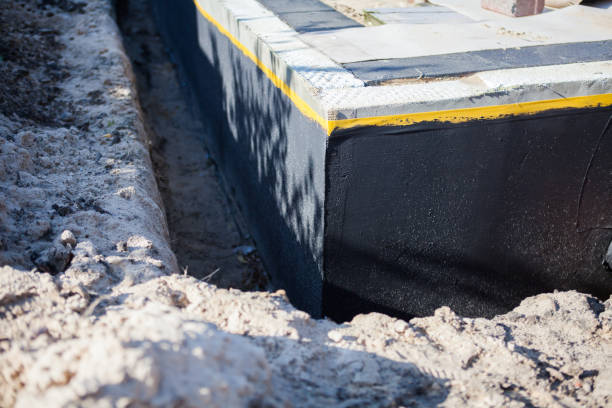 Residential Foundation Crack Repair installation at a Cassoday, KS home by SJ Waterproofing Pros